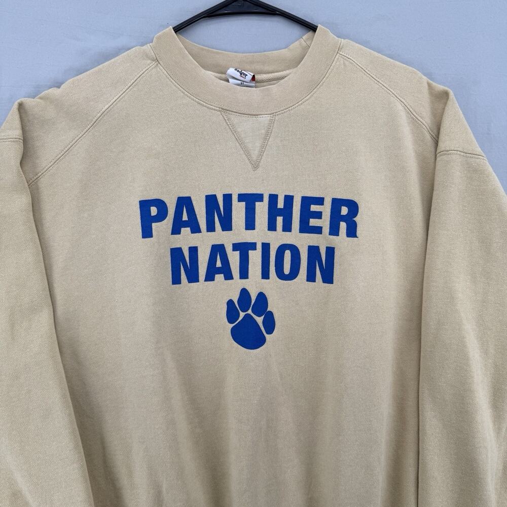 Vintage Pitt Panthers Nation Reverse Weave Adult 2XL Sweatshirt Pittsburgh - Picture 2 of 8